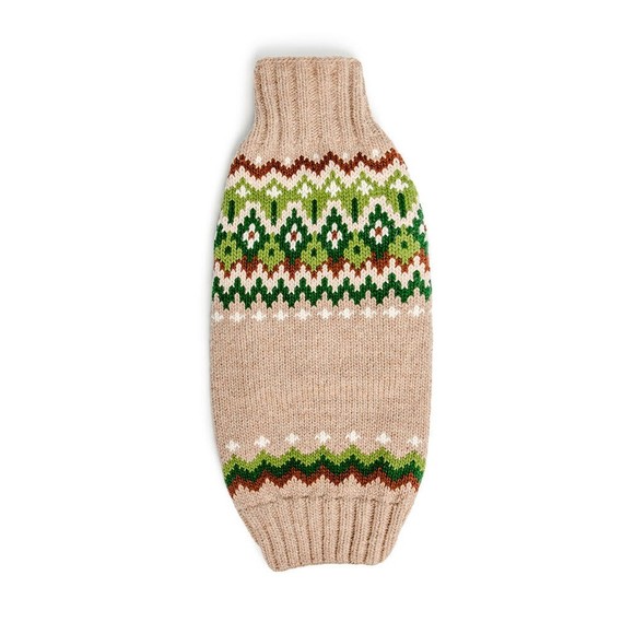 Chilly Dog Ragg Wool Fairisle Dog Winter Sweater Sizes XXS-XXXL - Picture 5 of 6